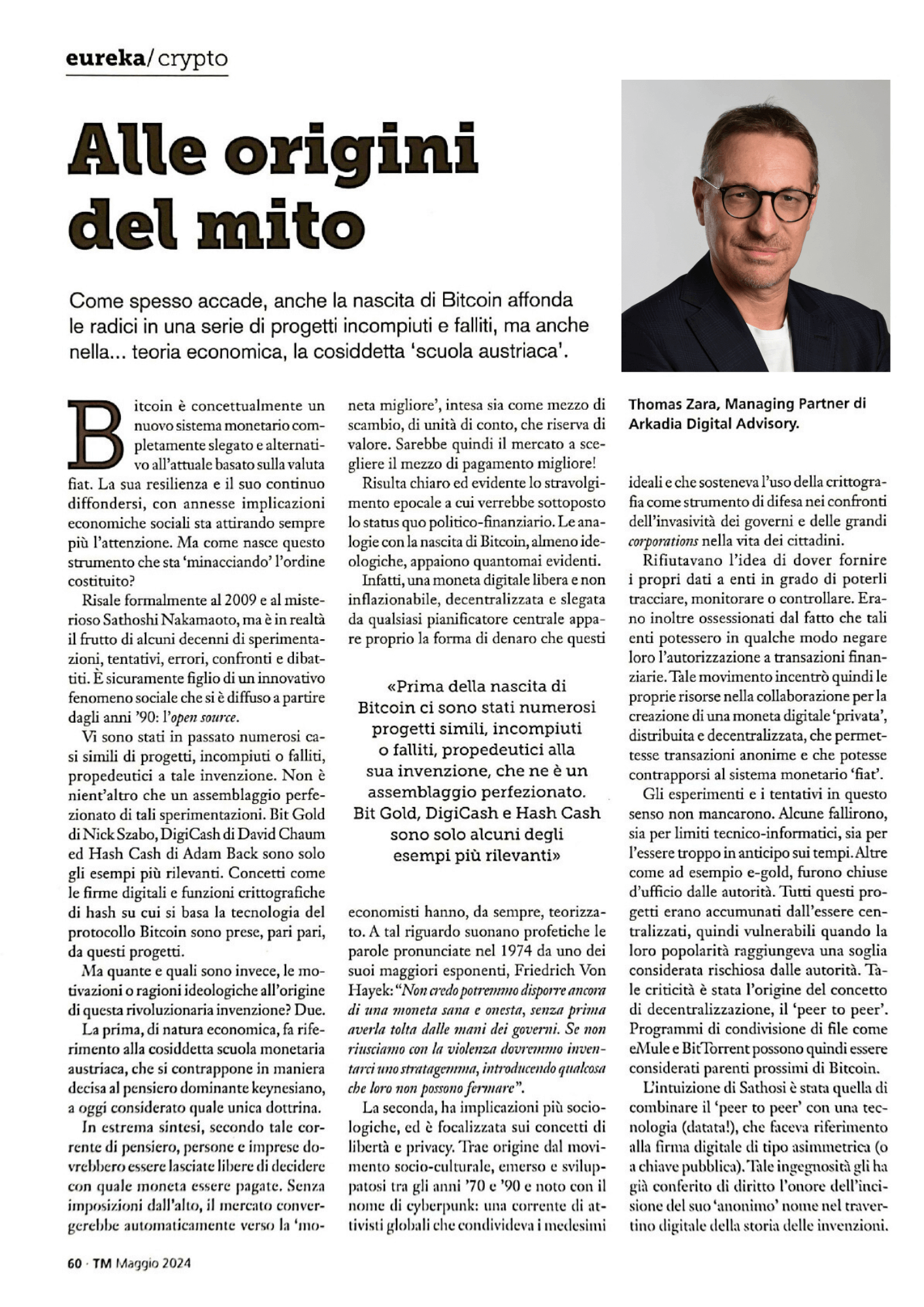 Maggio 24 - Alle origini del mito